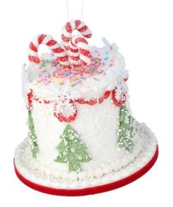 7.5" Holiday Sweets Cake Ornament