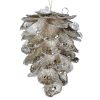 4.5 Ice Encrusted Pinecone Ornament 4.5 Ice Encrusted Pinecone Ornament