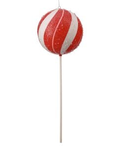 17"Vp Peppermint Lollipop W/Stick Ropi