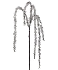 36Inch Hanging Iced Branch Clr