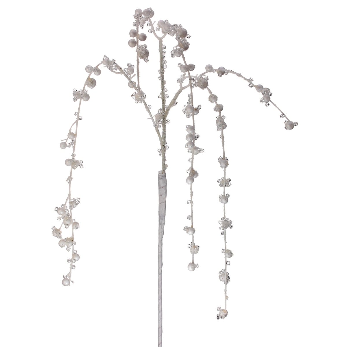 37" Wp Glitter Iced Berry Hanging Spray 37" Wp Glitter Iced Berry Hanging Spray
