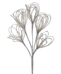 18" Heavy Beaded Flower Spray *5