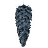 11.5" Iced Ptl W/Gltr/Jewel Pinecone Ornament Debl
