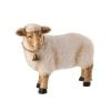 20" Mgo W/Faux Fur Mtl Bell Standing Sheep