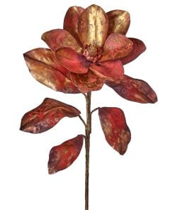 22" Renaissance Gilded Magnolia Stem