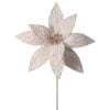 22" Winter Chalet Poinsettia W/Buttons