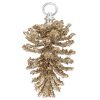 7" Glitter Iced Pinecone Ornament Cham 7" Glitter Iced Pinecone Ornament Cham