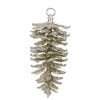 10 Glitter Iced Pinecone Ornament Plat