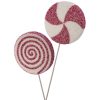 26" Glitter Lollipop On Stick 2/Ast