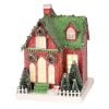 10.5" Led/Bty/Tmr Cardboard Village House