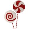 48" Tinsel Glitter Foam Lollipop 2/Ast Rdwh