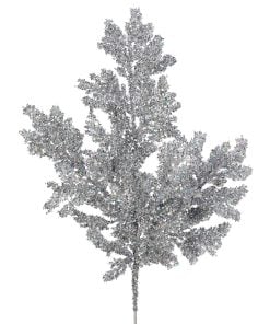 22Inch Lazer Glitter Pine Spray