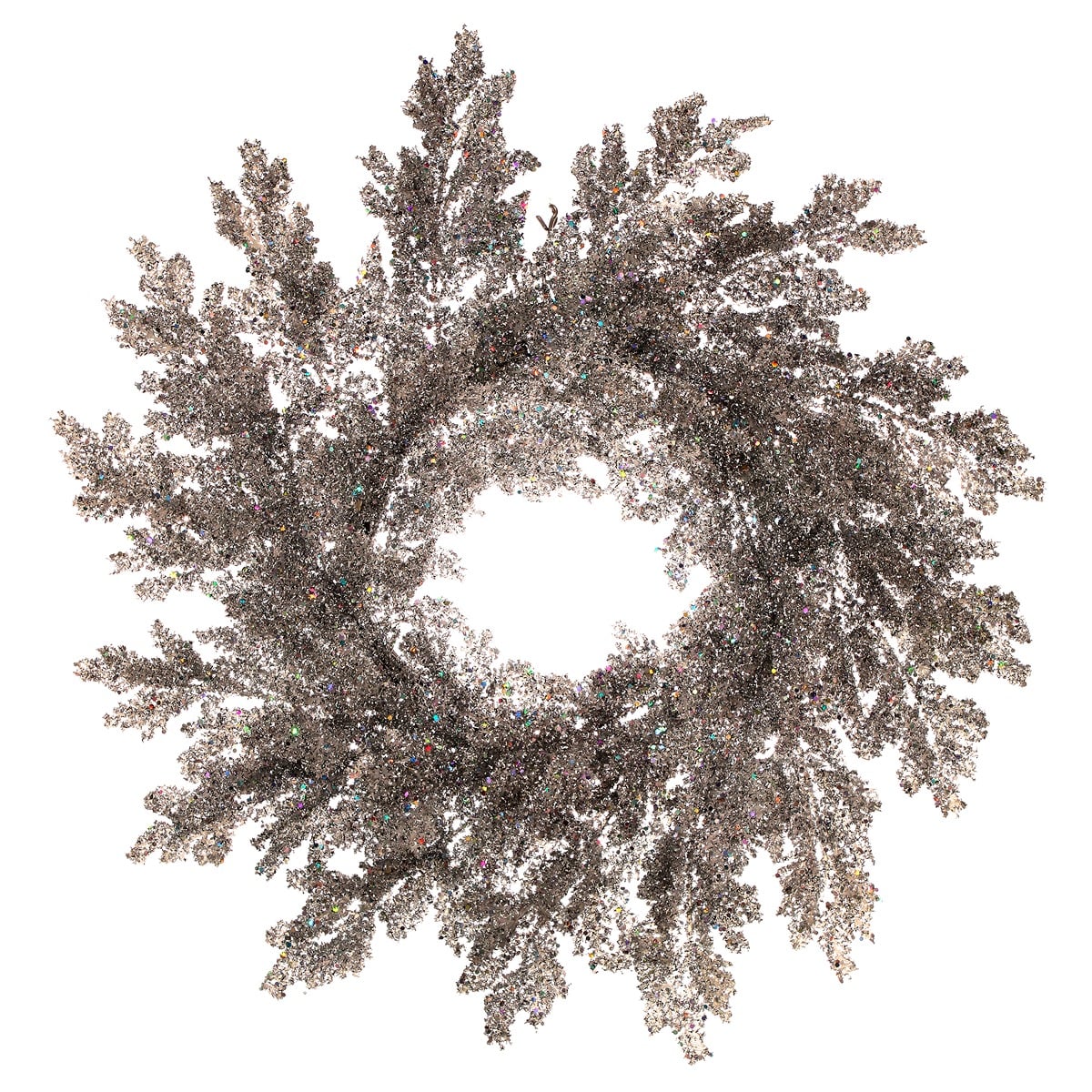 24Inch Lazer Glitter Pine Wreath 24Inch Lazer Glitter Pine Wreath