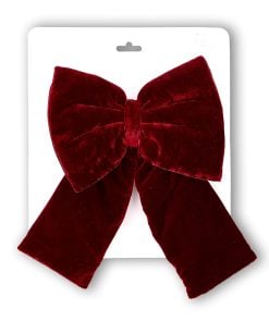 12 X 18" Red Velvet Premade Bow