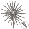 10" Gltr W/Jewel Center Starburst Ornament