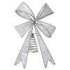 11" Beaded Bow Tree Topper Shsi