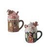 8" Rsn Sweets Gingerbread Mug 2/Ast
