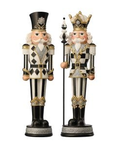 19Inch Rsn Royal Nutcracker 2/Ast