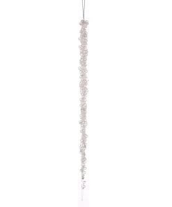 20Inch Iced Icicle Ornament