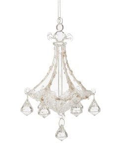 7Inch Glass Chandelier Ornament