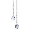 8Inch Crystal Drop Ornament 2/Ast