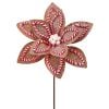 22" Sugar/Spice Poinsettia Stem Brdw
