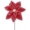 30" Sugar/Spice Poinsettia Stem Rdwh