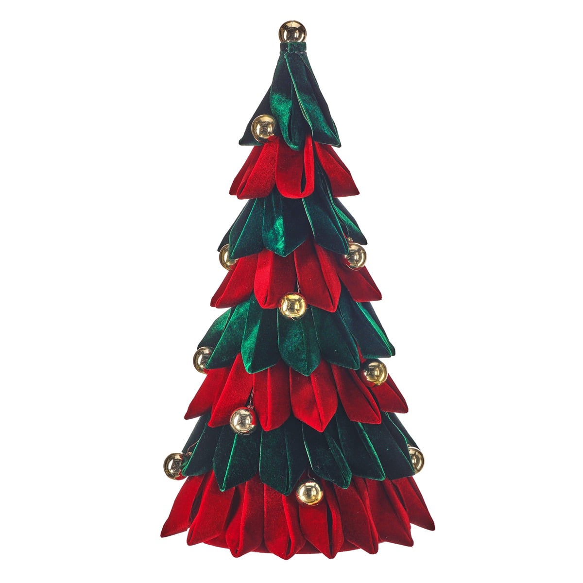 21" Velvet Loop Tree W/Ornaments 21" Velvet Loop Tree W/Ornaments
