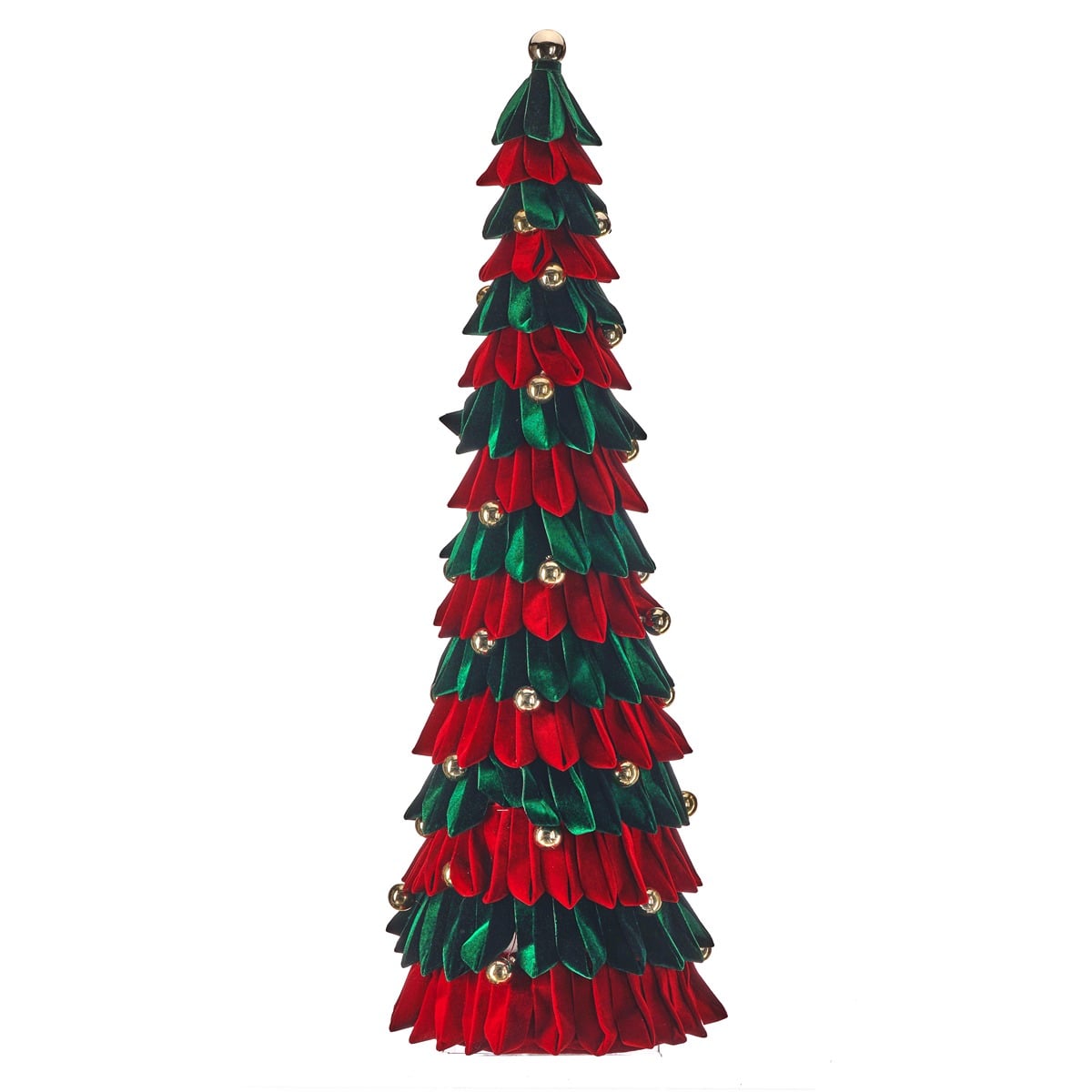 40" Velvet Loop Tree W/Ornaments 40" Velvet Loop Tree W/Ornaments