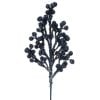 26Inch Tinsel Berry Spray Midb