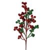 26Inch Tinsel Berry Spray Rdfr