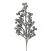 26Inch Tinsel Berry Spray Slv 26Inch Tinsel Berry Spray Slv