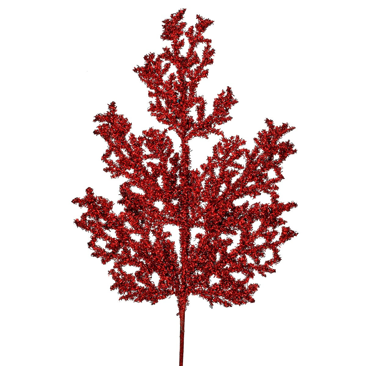 27Inch Tinsel Cedar Spray Red 27Inch Tinsel Cedar Spray Red