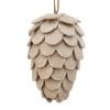 5.5" Felt Pinecone Ornament Crm