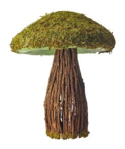 12Inch Moss/Twig Mushroom