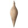 16'' Fabric Wood Tone Finial Ornament