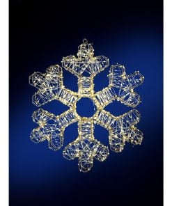 16" Microled Xmas Met Snowflake Ul Outdr 1280L