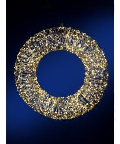 20" Micro Led Xmas Met Sm Wrea Ul Outdr1920L