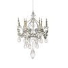 9" Mtl.Crystal Deluxe Chandelier Ornament