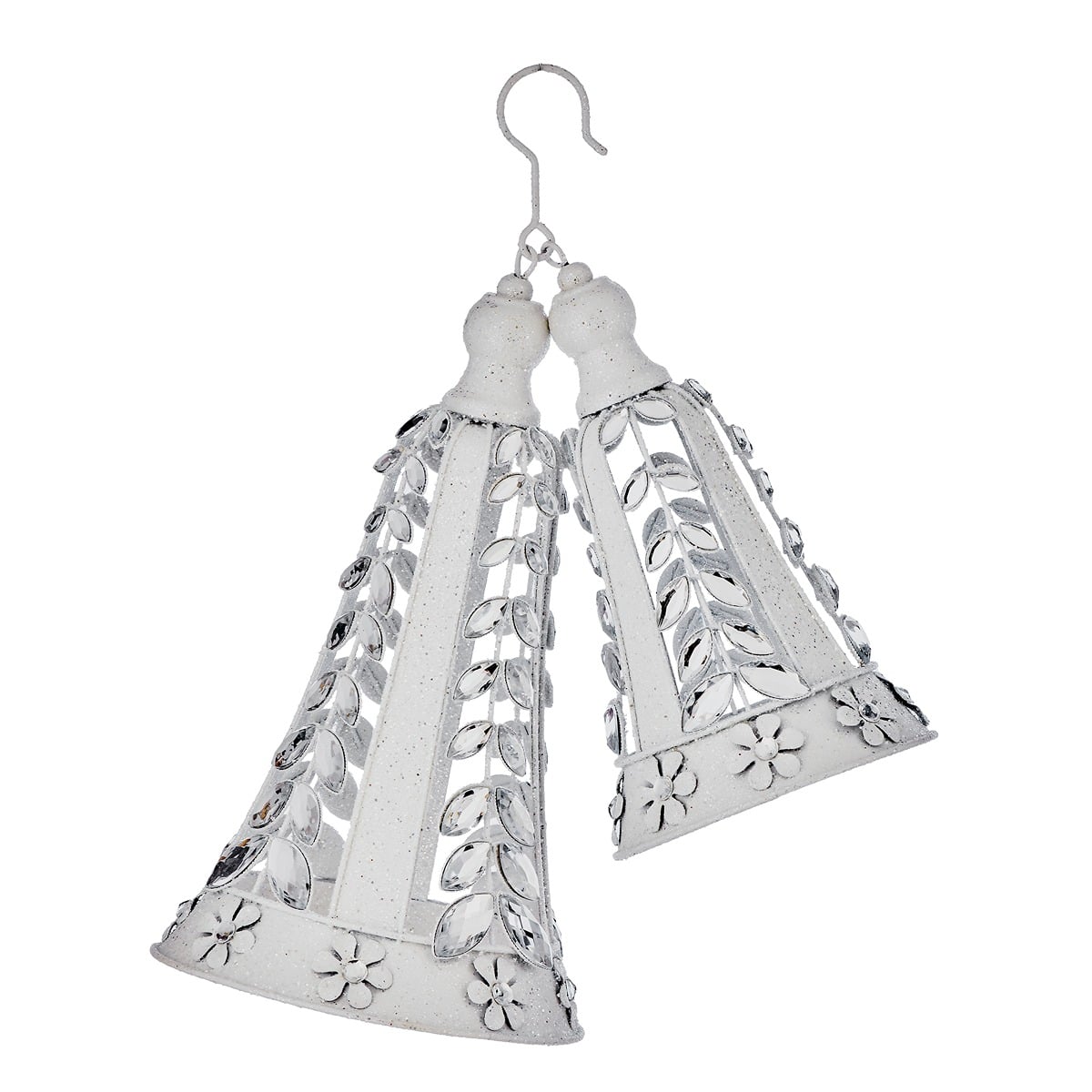 11" Glitter W/Jewel Double Bell 11" Glitter W/Jewel Double Bell