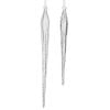 9-12" Iced Glass Icicle Ornament Set/2