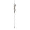 12" Jewel Gls Crystal Icicle Ornament
