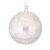 6Inch Etched Glass Ball Ornament