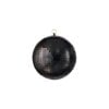 9" Disco Mirror Ball Ornament Blk