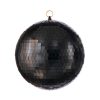 9" Disco Mirror Ball Ornament Slv