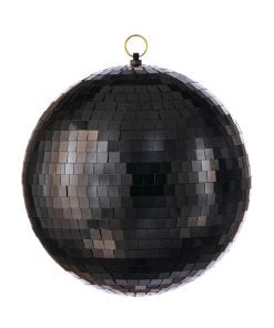 9" Disco Mirror Ball Ornament Slv