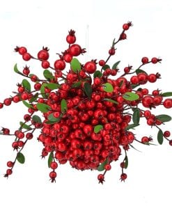12" Wp Natural Berry Ridge Kissing Ball