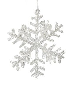 9" 3D Acrylic Snowflake Ornament