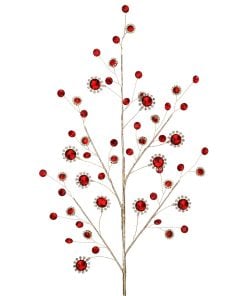 30Inch Multi Jewel Spray Red