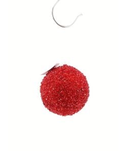 5" Icy Chunk Glitter Ball Ornament